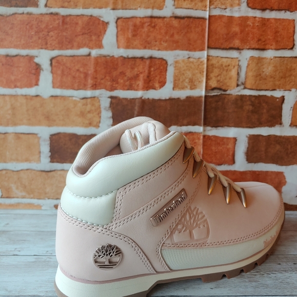NEW Timberland Euro Sprint Mid Hiker Light Pink - Picture 4 of 8